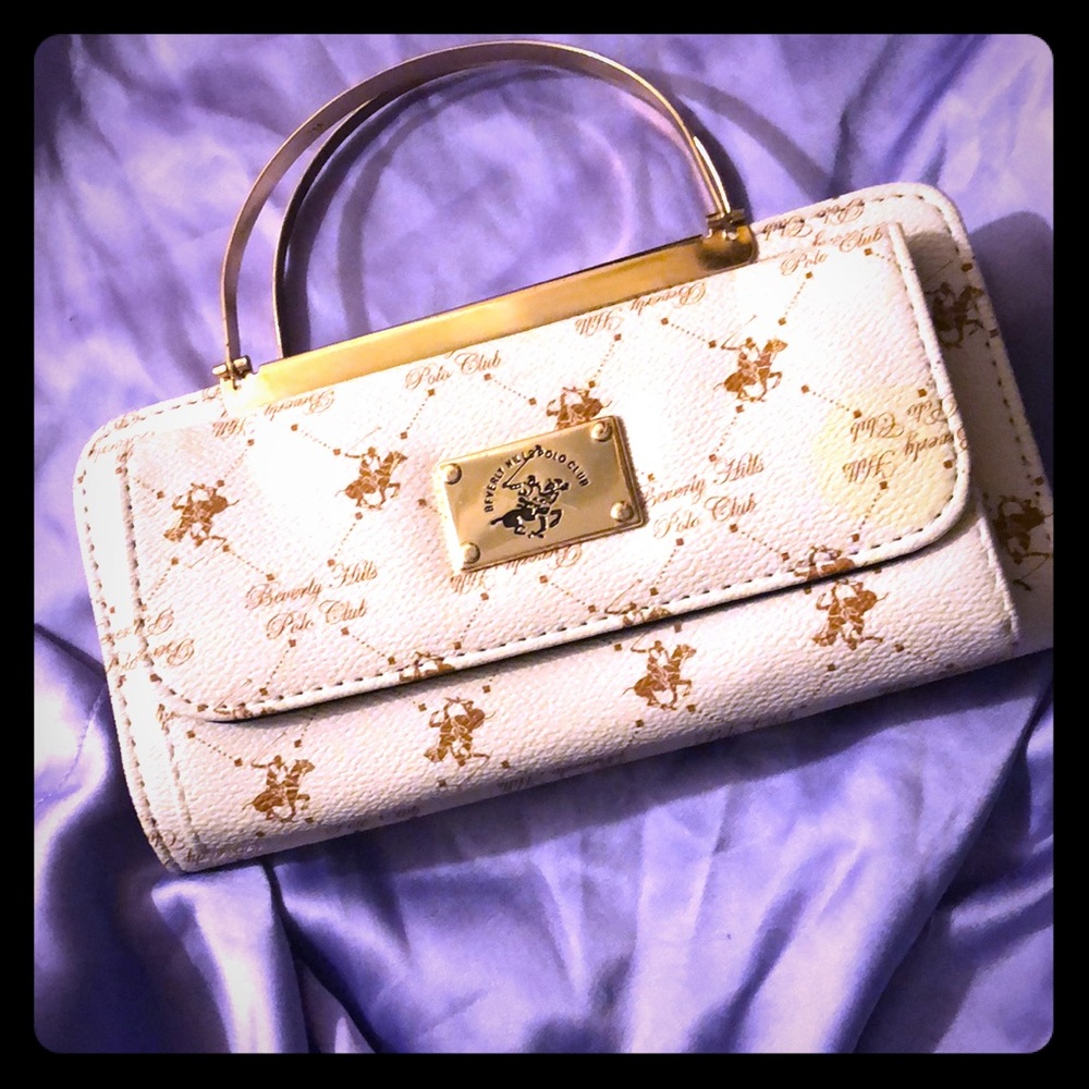 Beverly Hills polo club mini handbag clutch